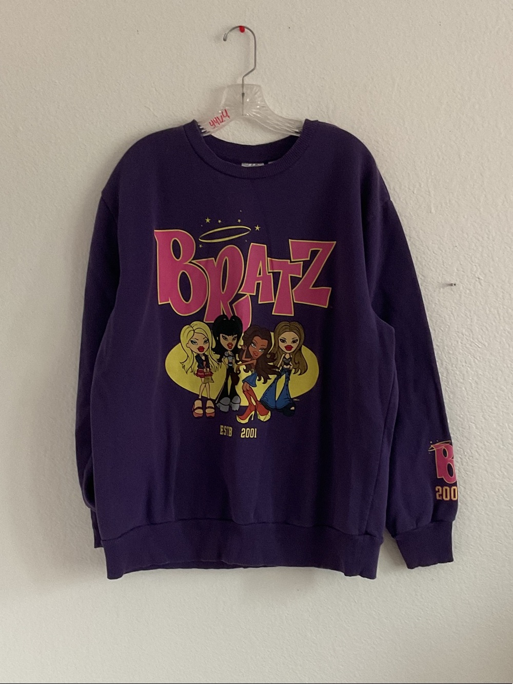 Bratz Graphic Crewneck Sweatshirt - Purple